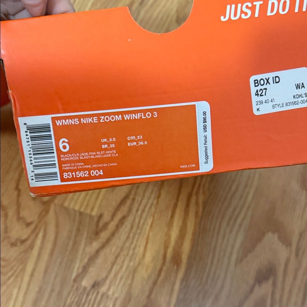 Nike Women's Black and Pink Athletic Shoes - Picture 3 of 4